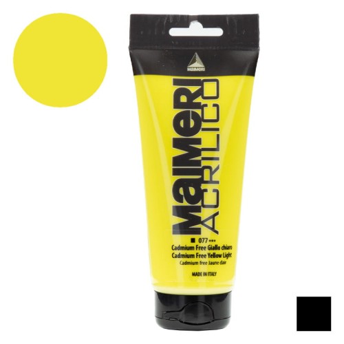 Colore Acrilico Maimeri 200 Ml Verde Permanente Chiaro - Per Artisti Professionisti
