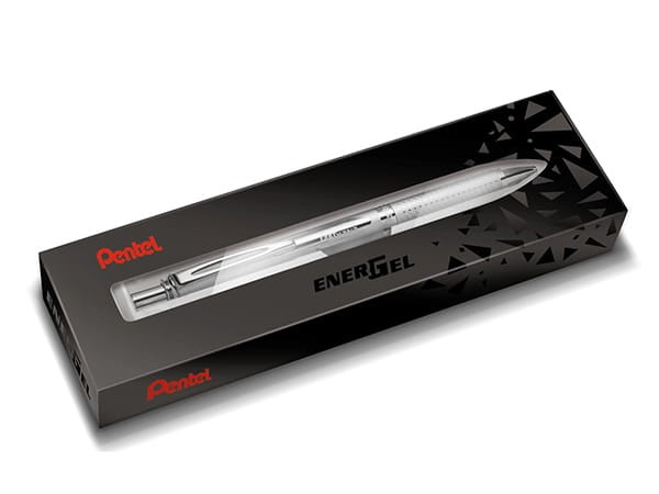 Pióro kulkowe EnerGel Pentel 0,7 mm srebrne