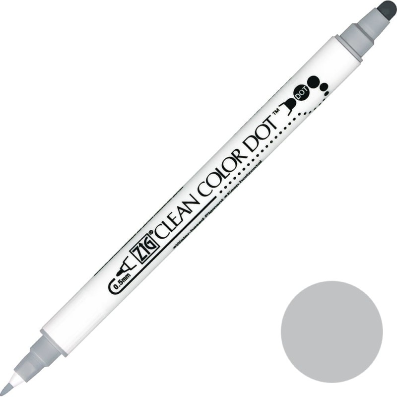 Pisak ZIG Clean Color Dot 091 Platinum