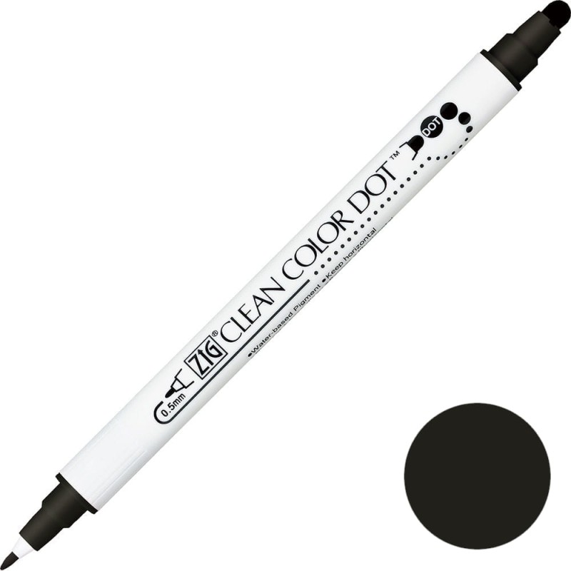 Pisak ZIG Clean Color Dot 010 Black