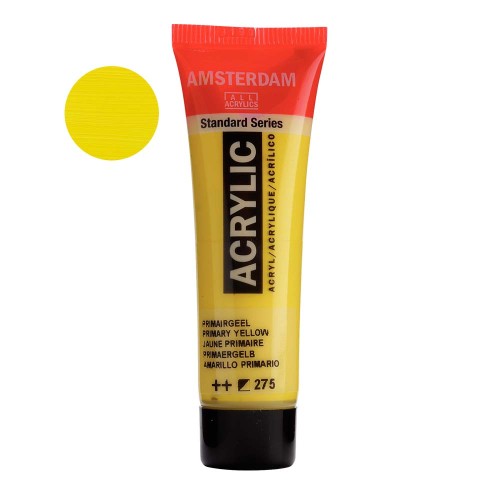 Farba akrylowa Amsterdam Acrylic 20 ml - 275 Primary yellow