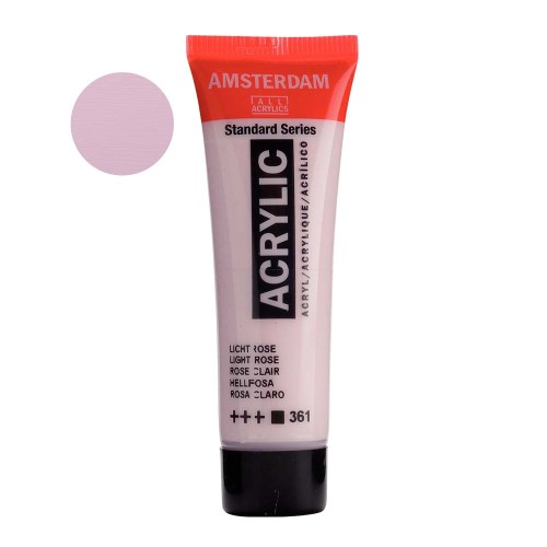 Farba akrylowa Amsterdam Acrylic 20 ml - 361 Light rose