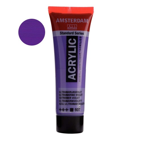 Farba akrylowa Amsterdam Acrylic 20 ml - 507 Ultramarine violet