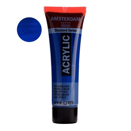 Farba akrylowa Amsterdam Acrylic 20 ml - 570 Phthalo blue