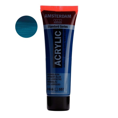 Farba akrylowa Amsterdam Acrylic 20 ml - 557 Greenish blue