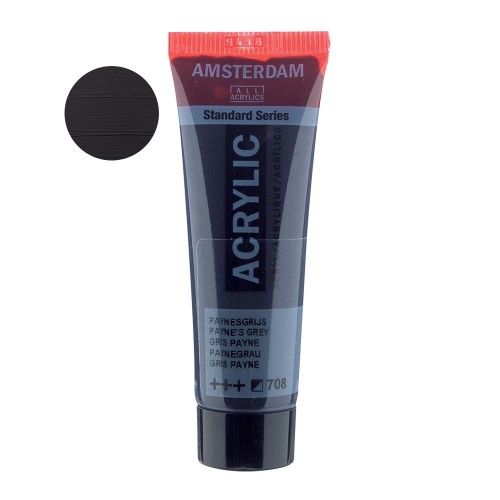 Farba akrylowa Amsterdam Acrylic 20 ml - 708 Payne's Grey