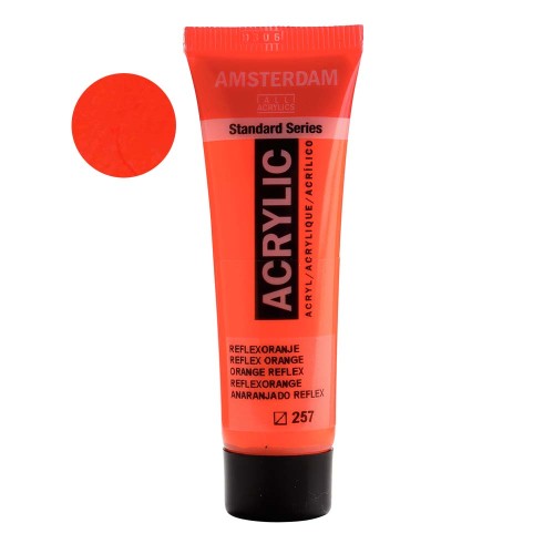 Farba akrylowa Amsterdam Acrylic 20 ml - 257 Reflex orange
