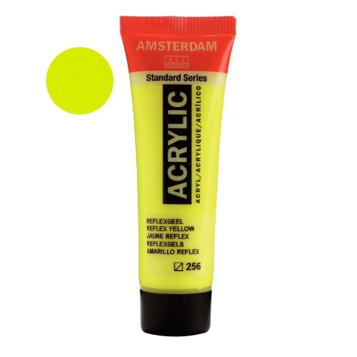 Farba akrylowa Amsterdam Acrylic 20 ml - 256 Reflex yellow