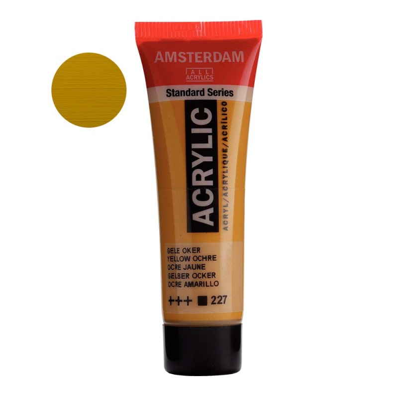 Farba akrylowa Amsterdam Acrylic 20 ml - 227 Yellow ochre