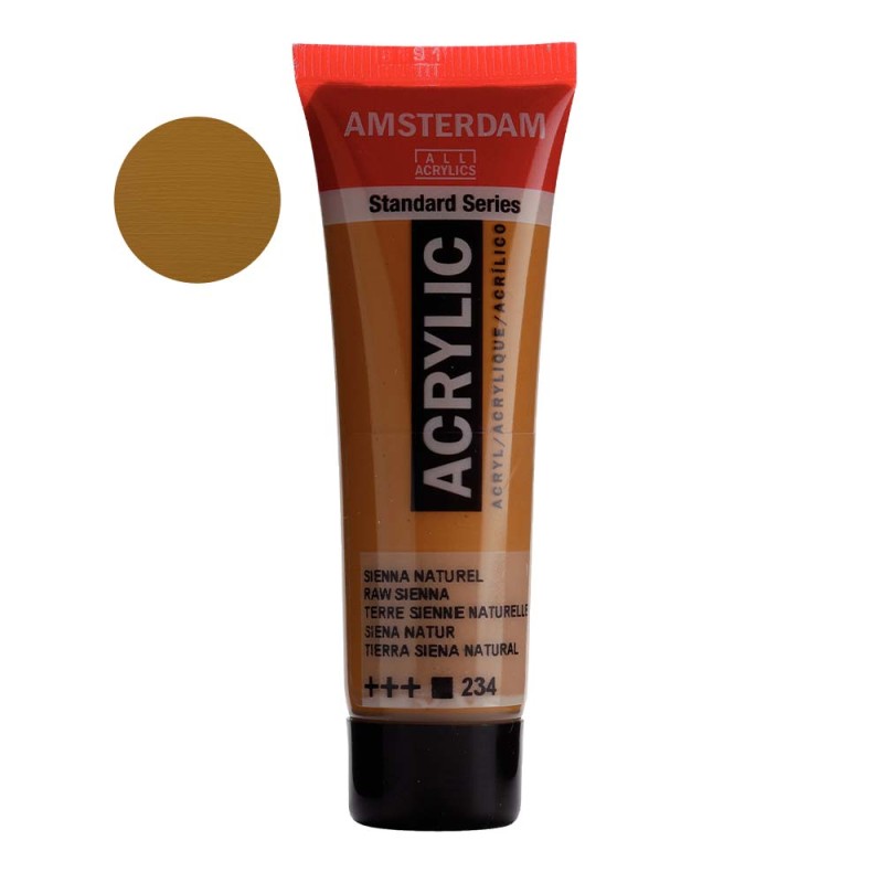 Farba akrylowa Amsterdam Acrylic 20 ml - 234 Raw sienna