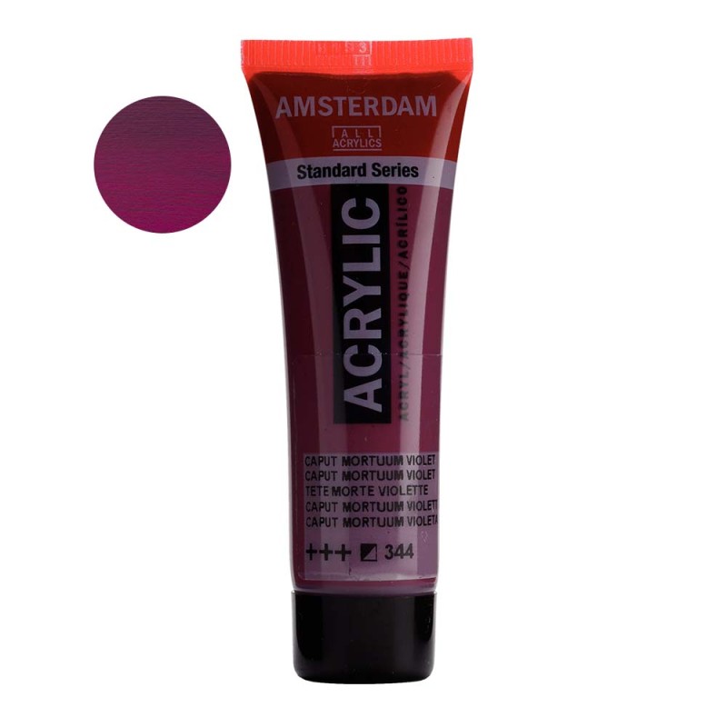 Farba akrylowa Amsterdam Acrylic 20 ml - 344 Caput mortuum violet