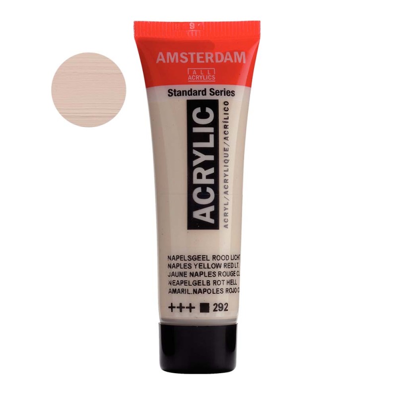 Farba akrylowa Amsterdam Acrylic 20 ml - 292 Naples yellow red light