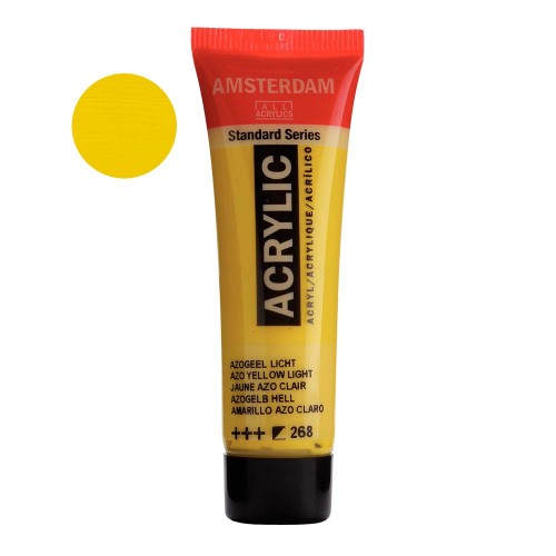 Farba akrylowa Amsterdam Acrylic 20 ml - 268 Azo yellow light