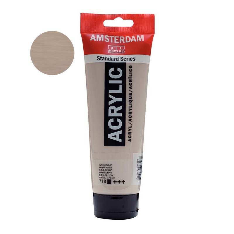 Farba akrylowa Amsterdam Acrylic 250 ml - 710 Neutral grey