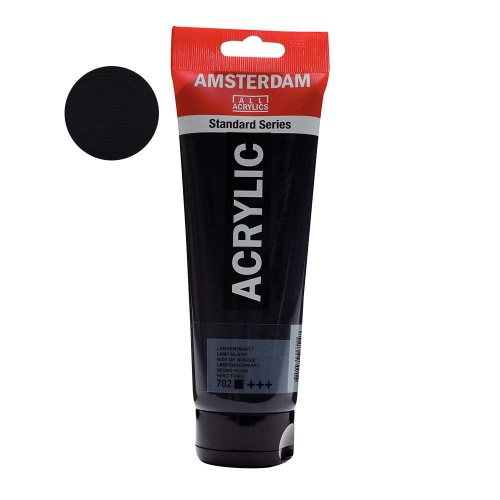 Farba akrylowa Amsterdam Acrylic 250 ml - 702 Lamp black