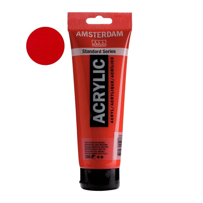 Farba akrylowa Amsterdam Acrylic 250 ml - 396 Naphthol red