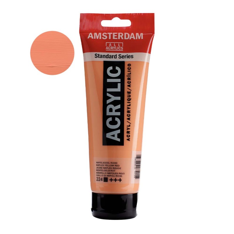 Farba akrylowa Amsterdam Acrylic 250 ml - 224 Naples yellow red