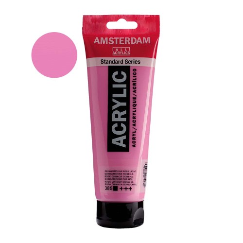 Farba akrylowa Amsterdam Acrylic 250 ml - 385 Quinacridone rose light