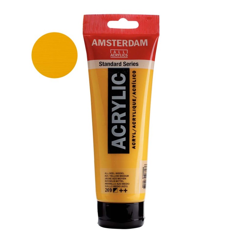 Farba akrylowa Amsterdam Acrylic 250 ml - 269 Azo yellow