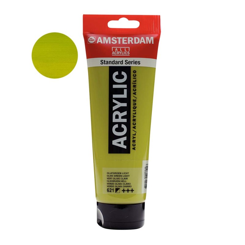 Farba akrylowa Amsterdam Acrylic 250 ml - 618 perm. green light