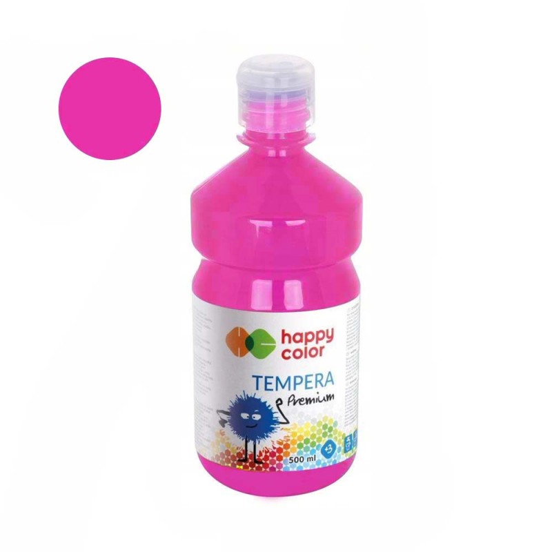 Farba tempera Premium Happy Color 500ml - 23 Cyklamen