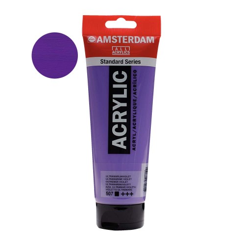 Farba akrylowa Amsterdam Acrylic 250 ml - 507 Ultramarine violet