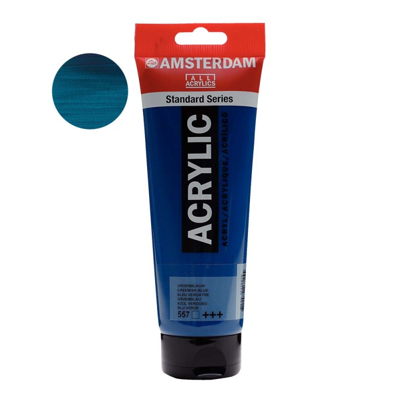 Farba akrylowa Amsterdam Acrylic 250 ml - 557 green blue