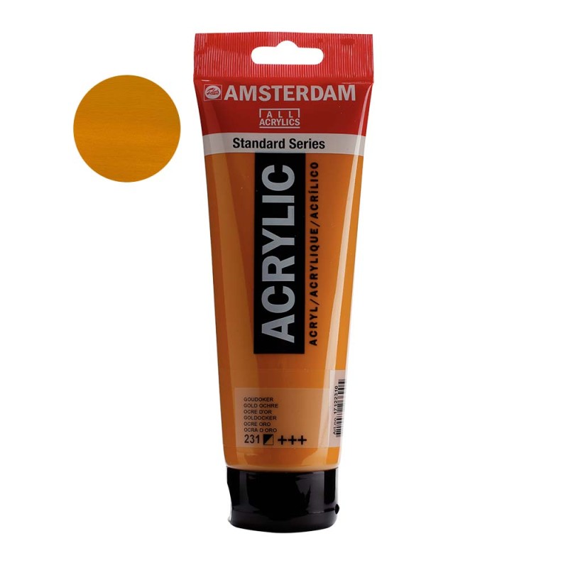 Farba akrylowa Amsterdam Acrylic 250 ml - 231 Gold ochre