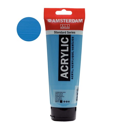Farba akrylowa Amsterdam Acrylic 250 ml - 517 King's blue