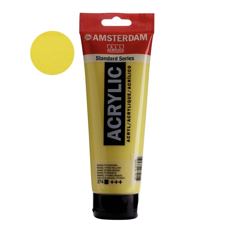Farba akrylowa Amsterdam Acrylic 250 ml - 274 Nick.titan.yellow