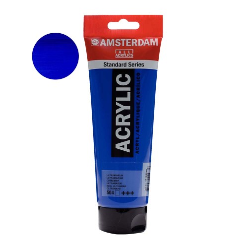 Farba akrylowa Amsterdam Acrylic 250 ml - 504 Ultramarine