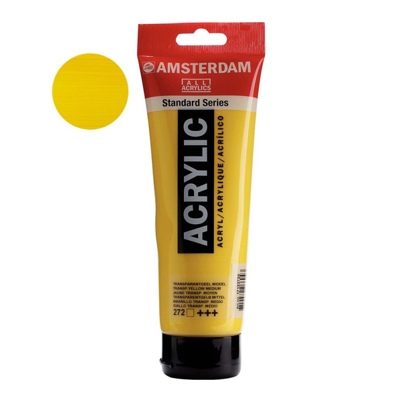 Farba akrylowa Amsterdam Acrylic 250 ml - 272 Trans.yellow