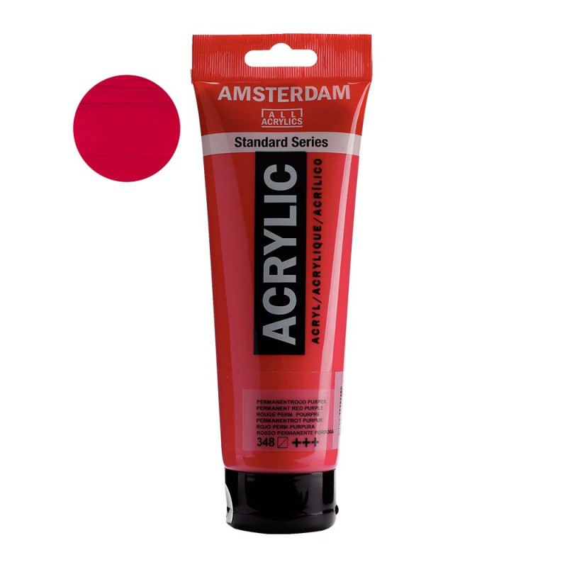 Farba akrylowa Amsterdam Acrylic 250 ml - 348 Perm.red purple