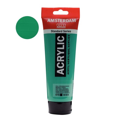 Farba akrylowa Amsterdam Acrylic 250 ml - 615 Emerald green
