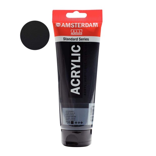Farba akrylowa Amsterdam Acrylic 250 ml - 735 Oxide black