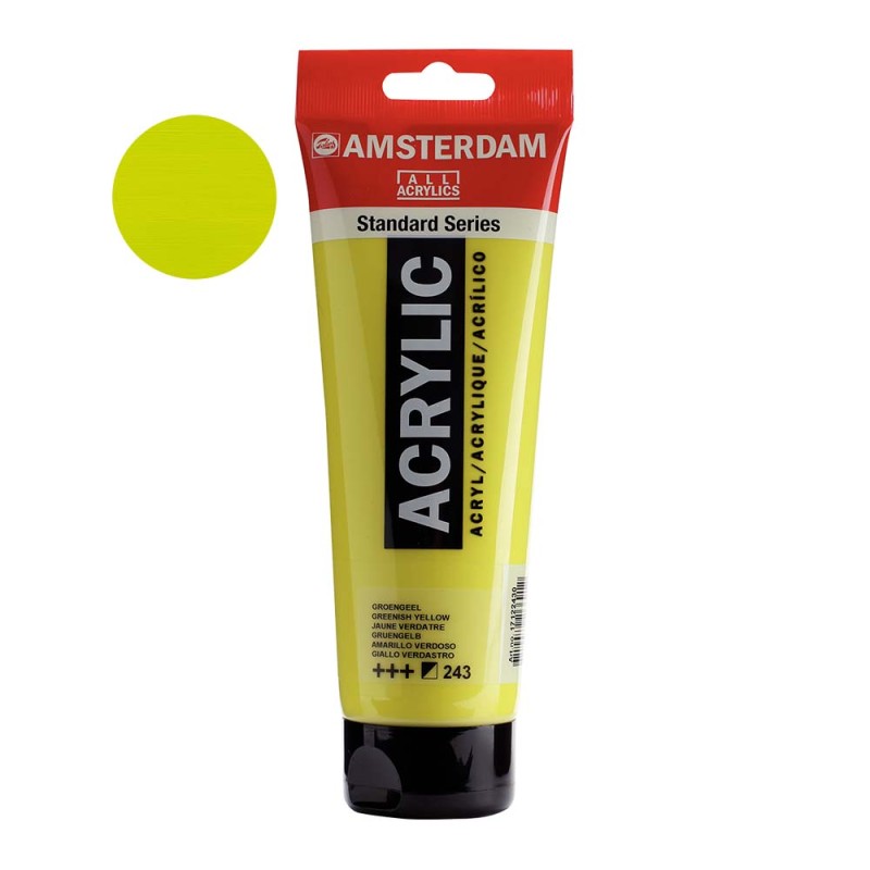 Farba akrylowa Amsterdam Acrylic 250 ml - 243 Green yellow