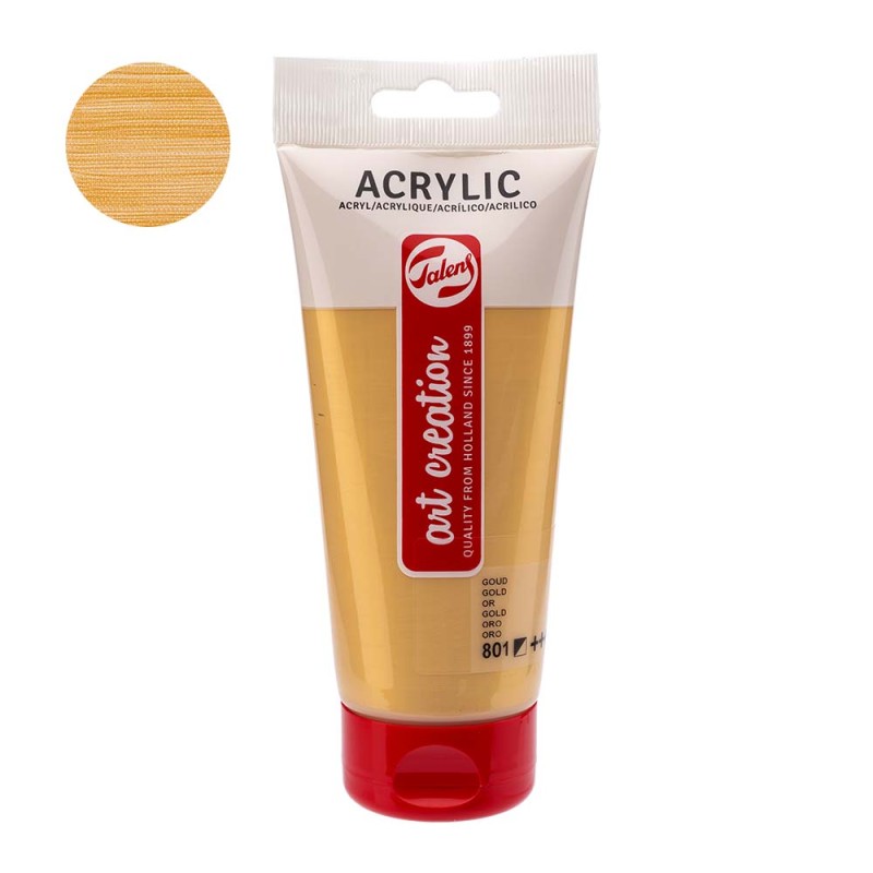 Farba akrylowa Art Creation Acrylic 200 ml - 801 Gold