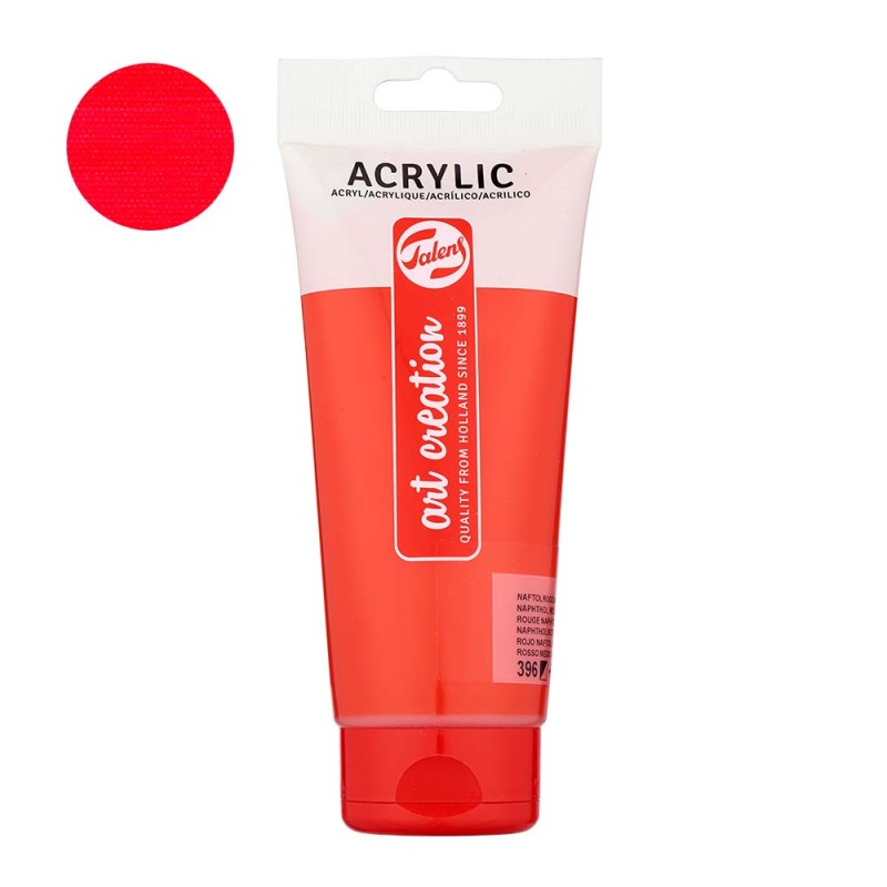 Farba akrylowa Art Creation Acrylic 200 ml - 396 Napthol Red Medium