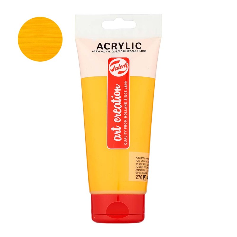 Farba akrylowa Art Creation Acrylic 200 ml - 270 Azo Yellow Deep