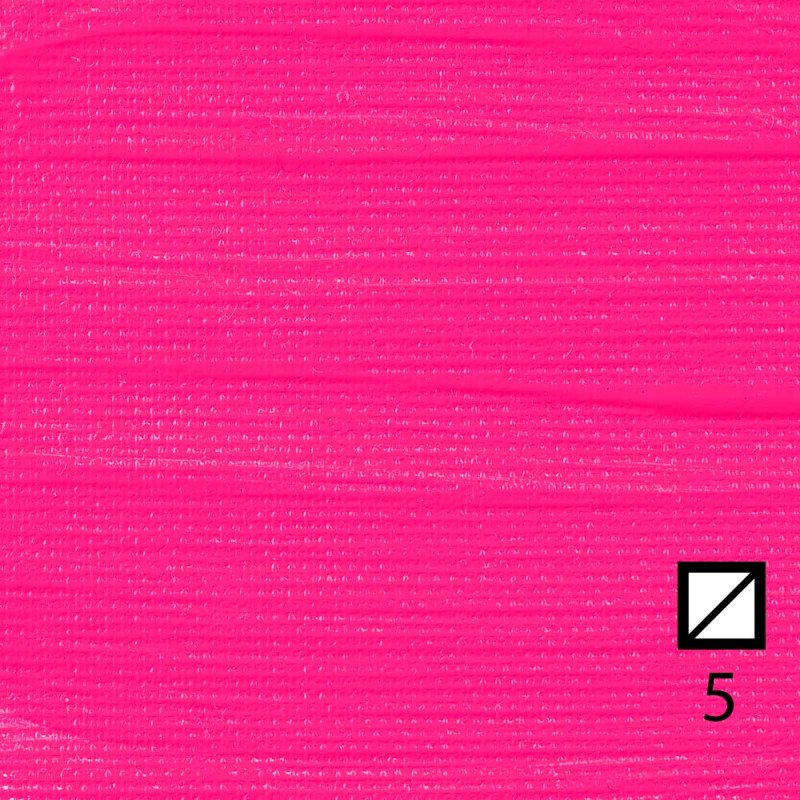 Farba akrylowa Renesans A'kryl 100 ml - 53  Róż fluorescencyjny