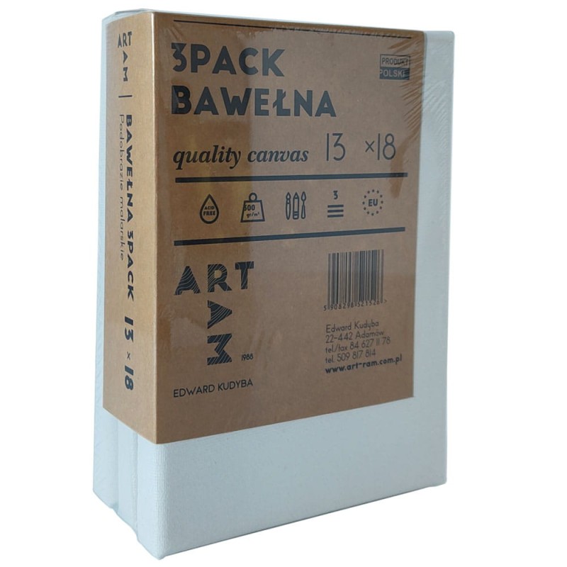 3Pack komplet podobrazi Art Ram 13x18 cm 02