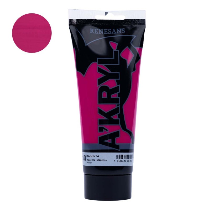 Farba akrylowa Renesans A'kryl 200ml - 10 Magenta