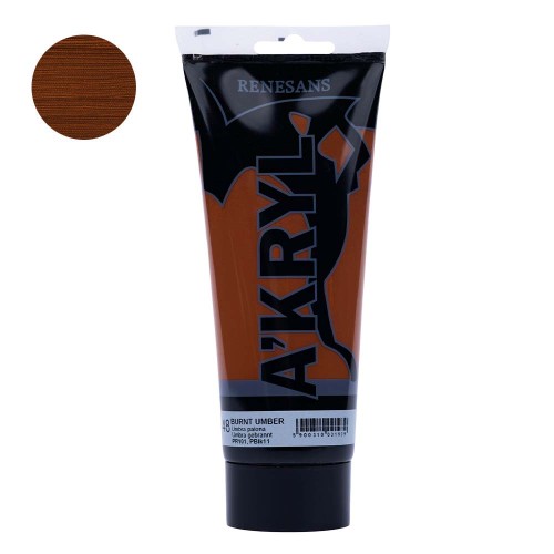 Farba akrylowa Renesans A'kryl 200 ml - 48 Umbra Palona