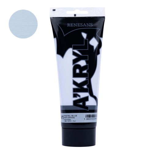 Farba akrylowa Renesans A'kryl 200 ml - 41 Błękit Pastelowy