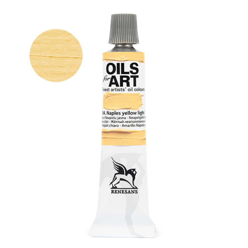 Farba olejna Renesans Olej for art 20 ml - 04 Żółty Neapolitański Jasny
