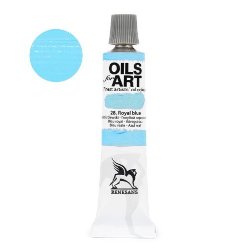 Farba olejna Renesans Oils for Art 20 ml - 28 Błękit królewski