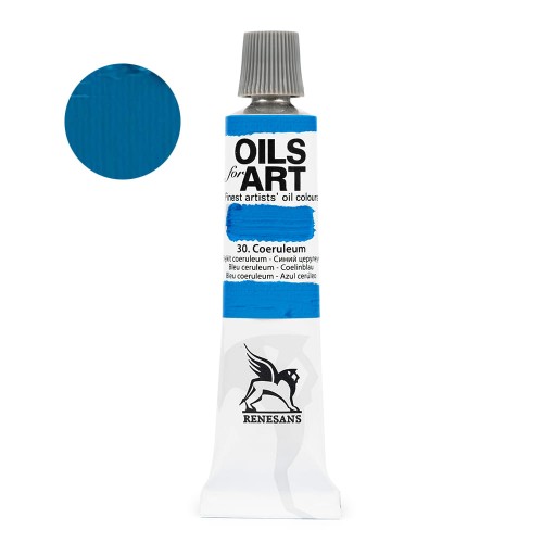 Farba olejna Renesans Oils for Art 20 ml - 30 Błękit coeruleum