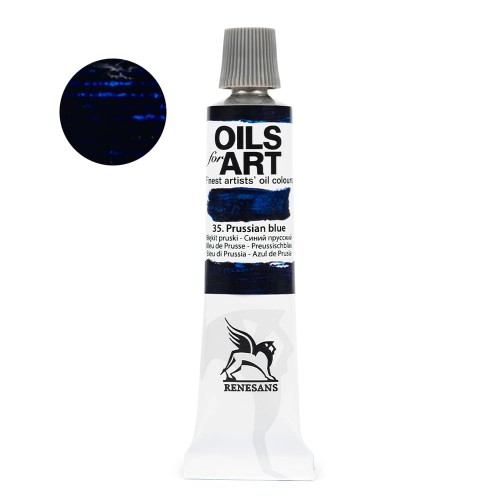 Farba olejna Renesans Oils for Art 20 ml - 35 Błękit pruski