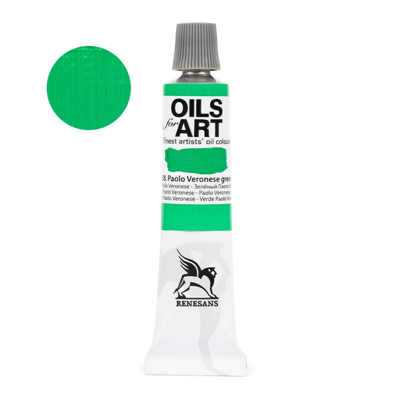 Farba olejna Renesans Olej for art 20 ml - 38 Zieleń Paolo Veronese
