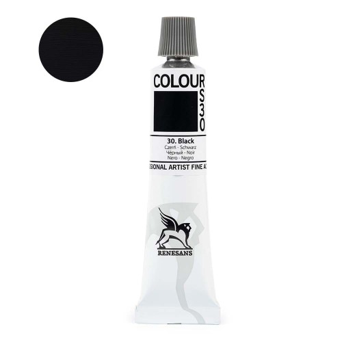 Farba akrylowa Colours 20 ml - 30 Czerń